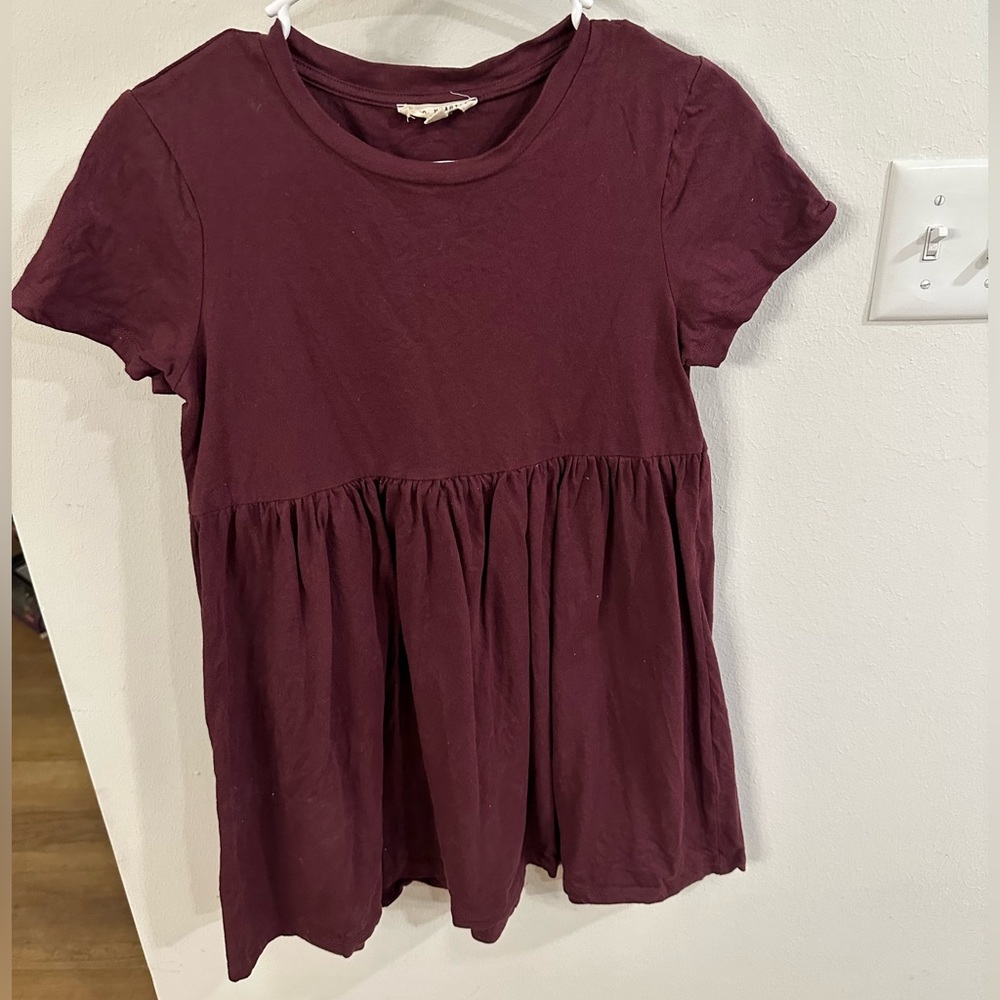 PacSun Garnet Babydoll Dress